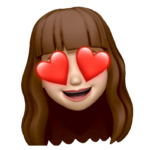 Memoji occhi a cuore